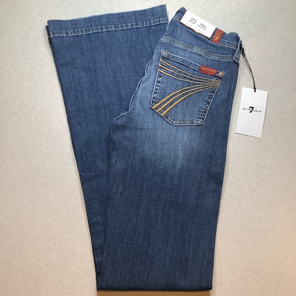 7 For All Mankind Jeans 23X34.5 Dojo In Verona NWT